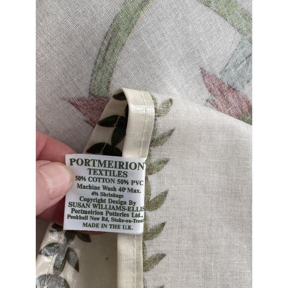 Portmeirion Botanic Garden Christmas Rose PVC Wipeable Apron - Picture 11 of 11